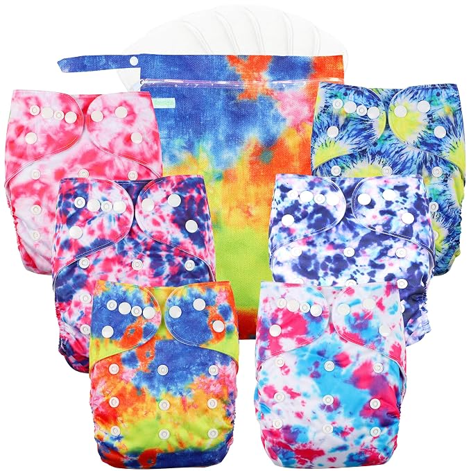 wegreeco Cloth Diapers 6 Pack by wegreeco