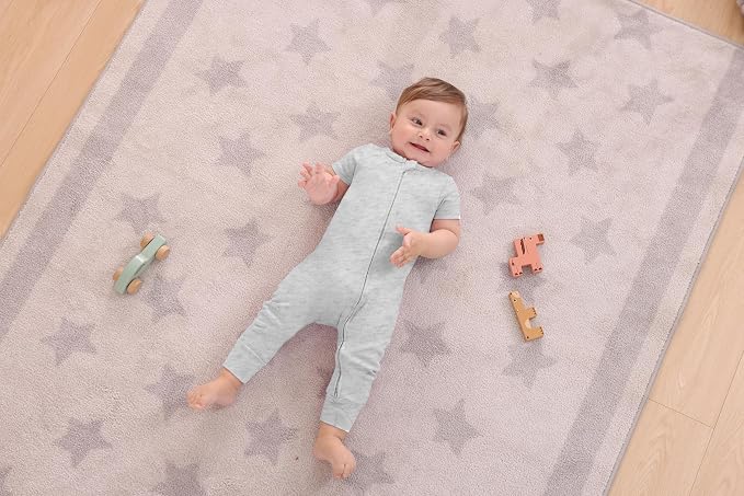 GUISBY Footless Short Sleeve Baby Pajamas - Image 6