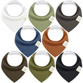 KeaBabies 8-Pack Bandana Bibs for Baby Girls, Boys by KeaBabies
