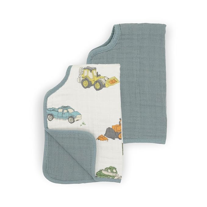 Little Unicorn Ultra-Absorbent Premium Burp Cloth 2 Pack | Soft on Baby's Skin - Image 2