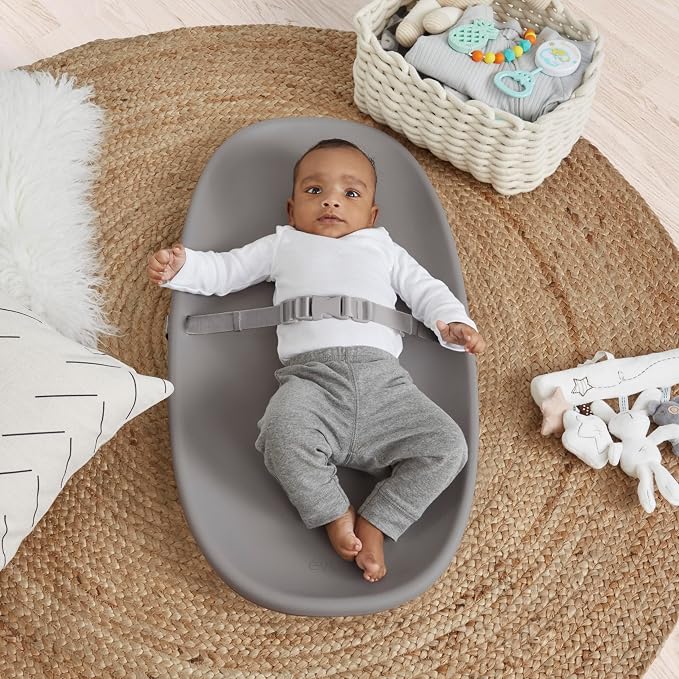 Evolur Eva Baby Changing Pad in Dark Gray, Lightweight and Portable Changing Pad - Image 2