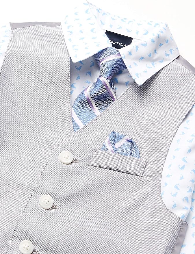 Nautica Boys' 4-Piece Formal Suit Set - Image 3