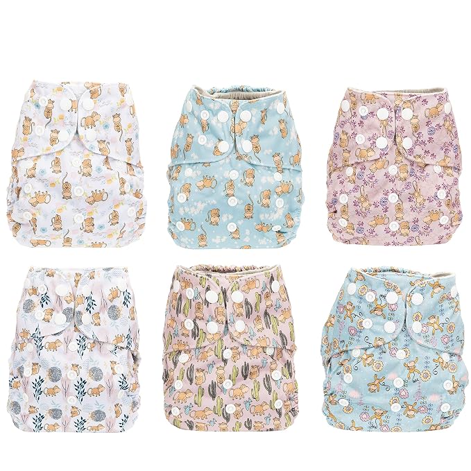 Simple Being Reusable Cloth Diapers, Double Gusset, One Size Adjustable - Image 3