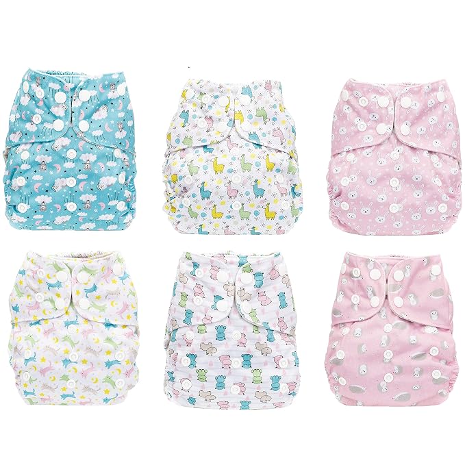 Simple Being Reusable Cloth Diapers, Double Gusset, One Size Adjustable - Image 3
