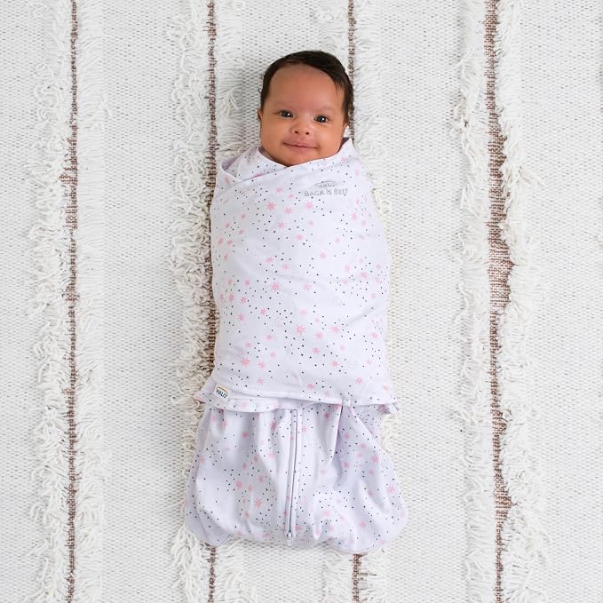HALO 100% Cotton Sleepsack Swaddle, 3-Way Adjustable Wearable Blanket, TOG 1.5 - Image 3