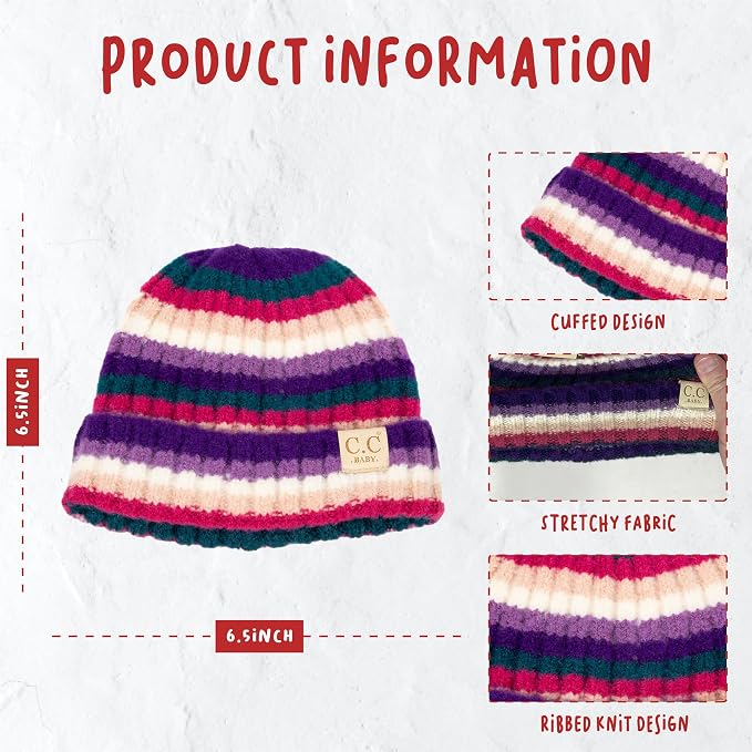 Funky Junque Baby Winter Hat – Cute Newborn Hats, Cozy Warm Infant Beanie - Image 5