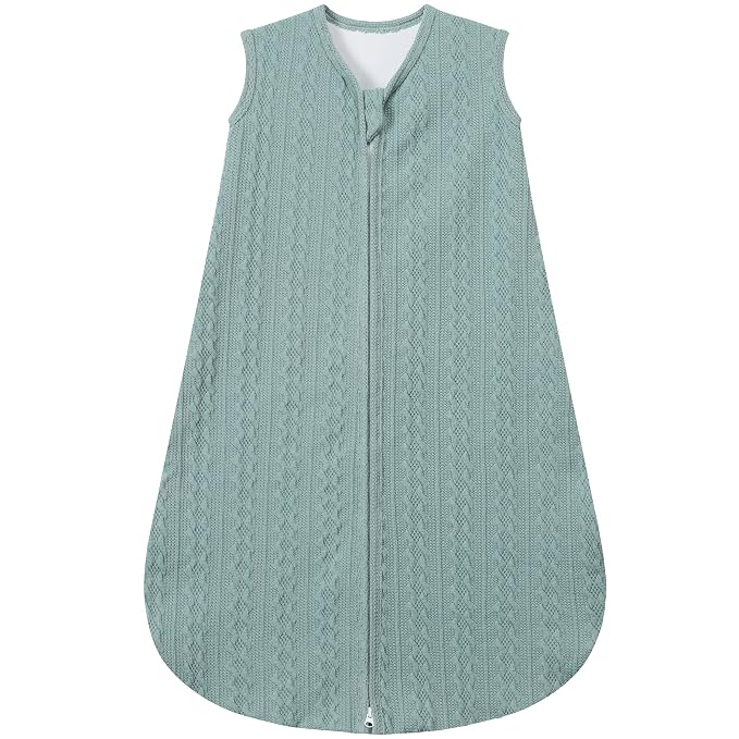 Baby Sleep Sack 12-18 Months, Baby Wearable Blanket 100% Acrylic knit 2-Way by GUNTAIL
