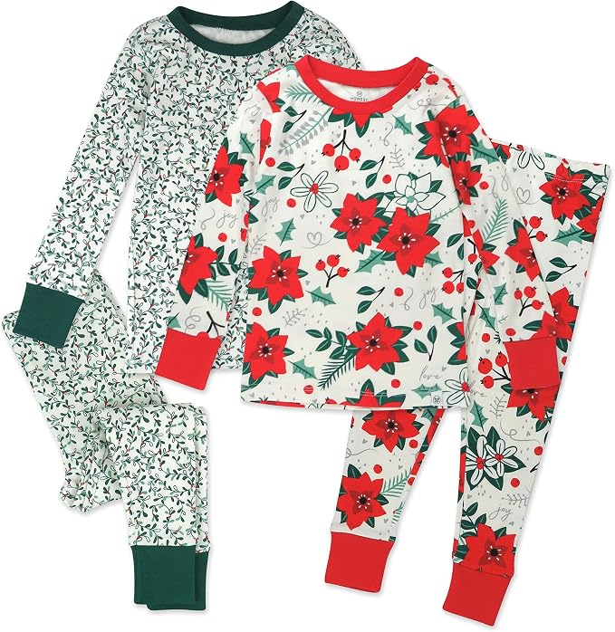 HonestBaby 4 Piece Pajamas Sleepwear Pjs 100% Organic Cotton by HonestBaby