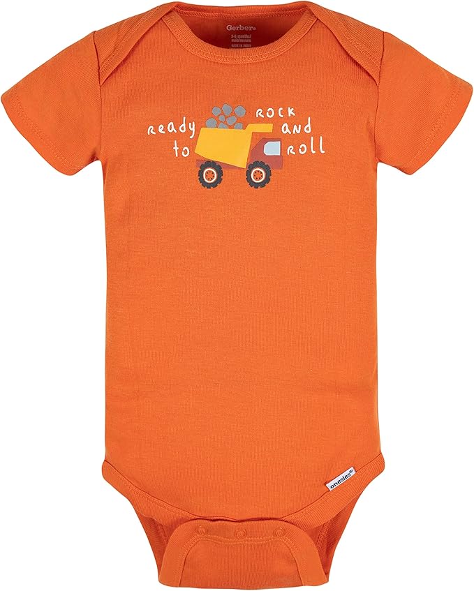 Gerber baby-boys 8-pack Short Sleeve Onesies Bodysuits - Image 2