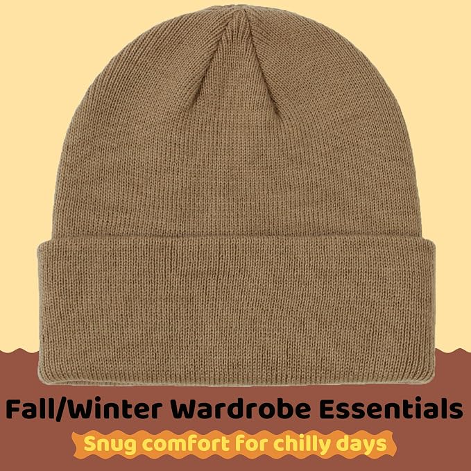 YMYDYFC Baby Beanie 3Pack Toddler Beanie Infant Knit Hat Baby Winter Hats - Image 4