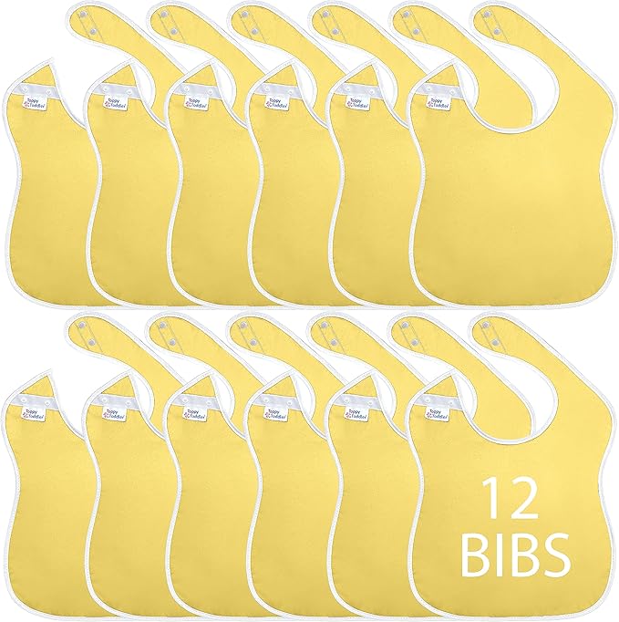 Large Waterproof Bibs Pastel Collection by ToppyToddlerUSA