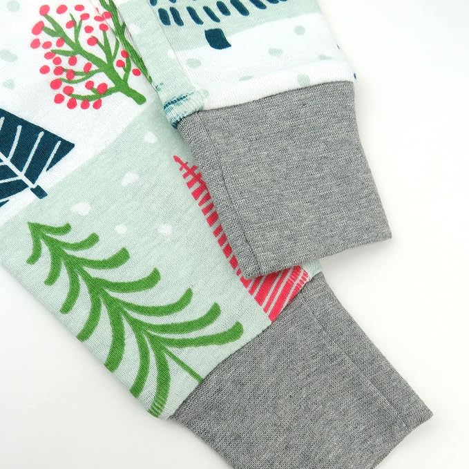 HonestBaby 4 Piece Pajamas Sleepwear Pjs 100% Organic Cotton - Image 3