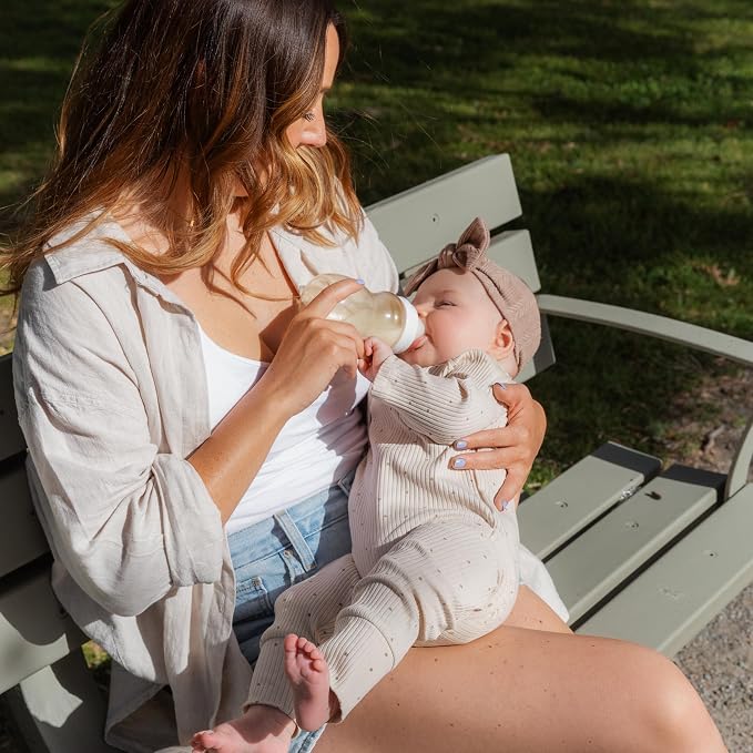 Minbie 3 Month+ Breastfeeding Baby Bottle, BPA-Free Kit - Image 3