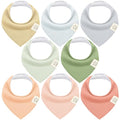 KeaBabies 8-Pack Bandana Bibs for Baby Girls, Boys by KeaBabies