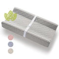 Organic Cotton Contoured Baby Changing Pad w/Waterproof Foam Mattress, Includes by Modera