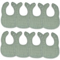 Comfy Cubs Muslin Bibs for Babies, Drool and Teething Bib, Adjustable Snaps by ComfyCubs