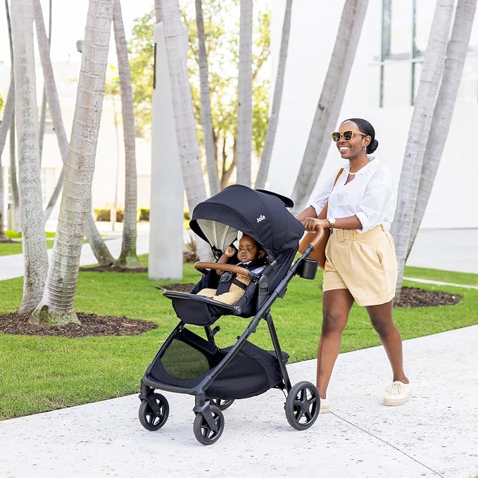 Joie Ginger 4-in-1 Convertible Pramette and Stroller, Height Adjustable seat - Image 9