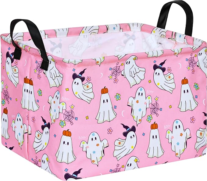 Ghost Happy Halloween Kids Gift Shelf Storage Basket Organizer Box Clothes by Unknown