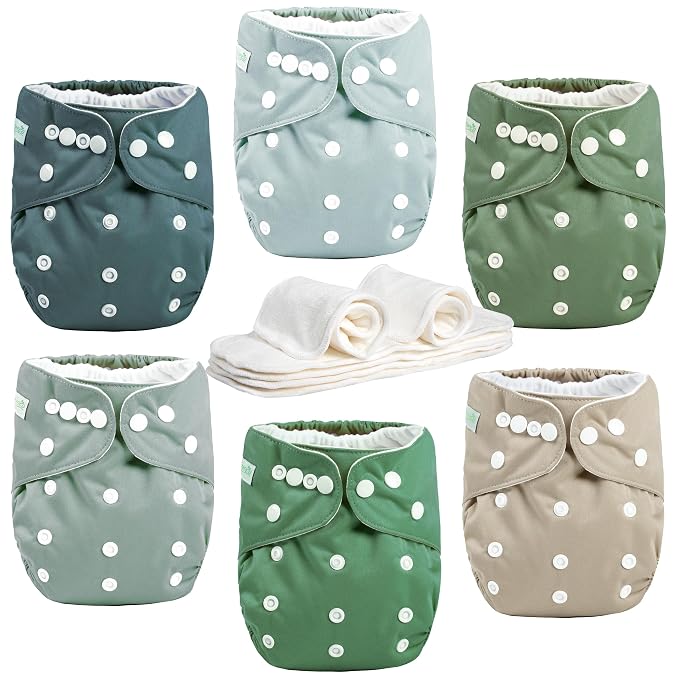 wegreeco Cloth Diapers 6 Pack - Image 2
