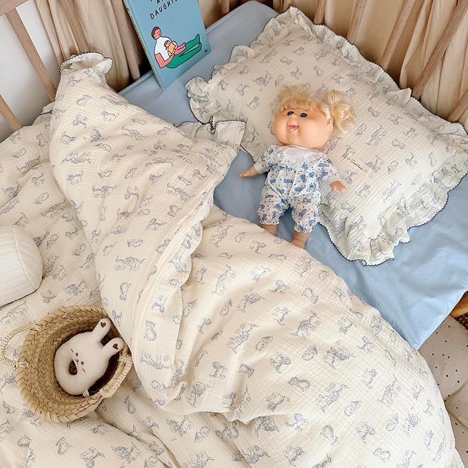 AOJIM Cotton Muslin Kids Pillowcase - Image 4