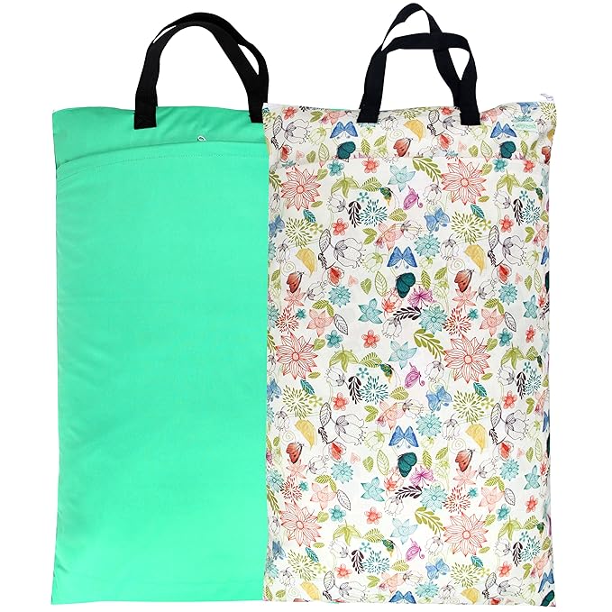 wegreeco Reusable Hanging Wet Dry Cloth Diaper Bag by wegreeco