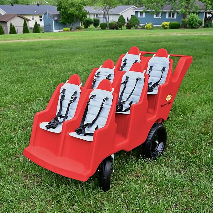 Angeles Bye Bye Buggy 6 Passenger Stroller, Sturdy Daycare Stroller - Image 9