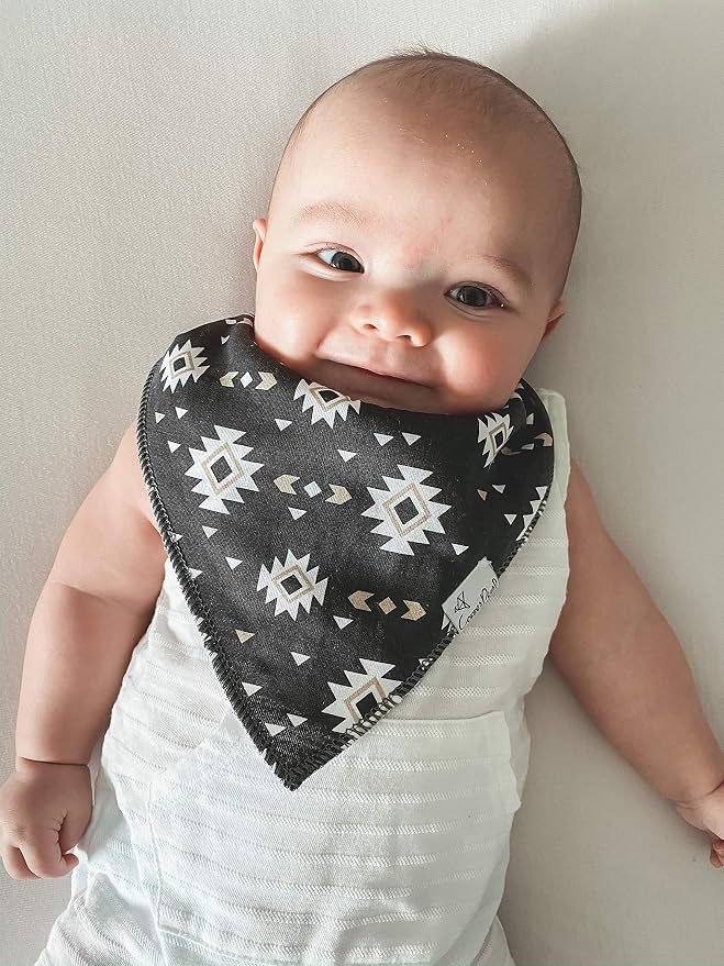 Copper Pearl 4 Pack Soft Cotton Baby Bibs - Image 8