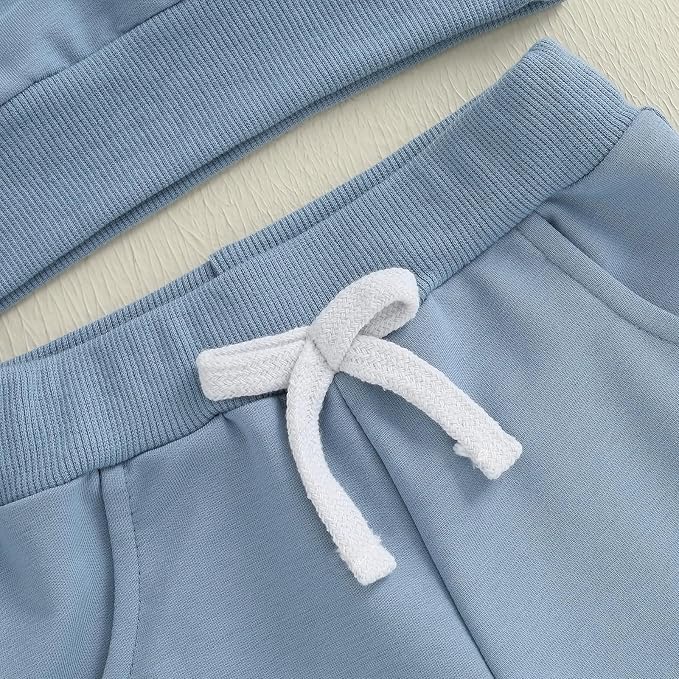Kuriozud Toddler Baby Boy Fall Winter Clothes Long Sleeve Crewneck Pullover - Image 6