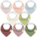KeaBabies 8-Pack Bandana Bibs for Baby Girls, Boys by KeaBabies