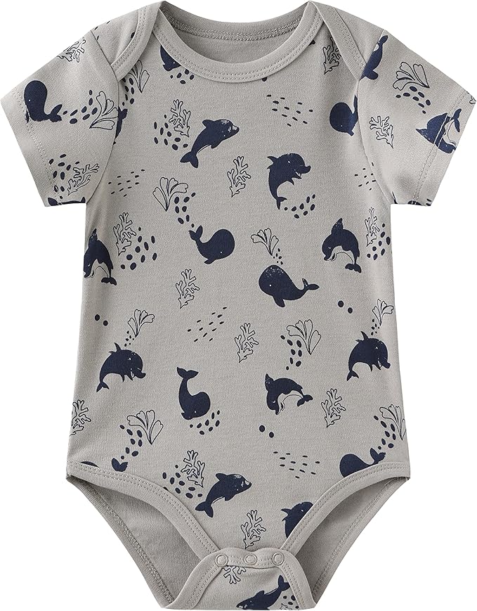 Baby Layette Set Baby Boys' 9-Piece Bodysuits Pants Set Toddler Girl Boy Unisex - Image 5