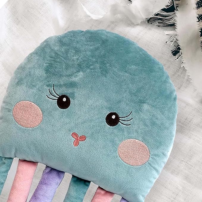 MON AMI Bubbles Octopus Accent Décor Pillow – 20x13”, Plush Stuffed Animal - Image 6
