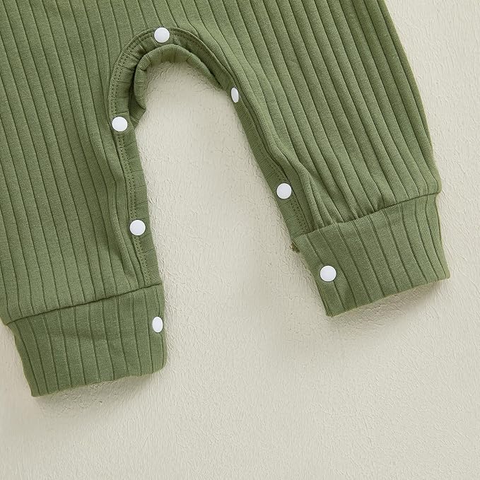 Fernvia Newborn Baby Boy Clothes Letters Print Bodysuit 3 6 9 12 18 Months Long - Image 5