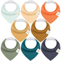 KeaBabies 8-Pack Bandana Bibs for Baby Girls, Boys by KeaBabies