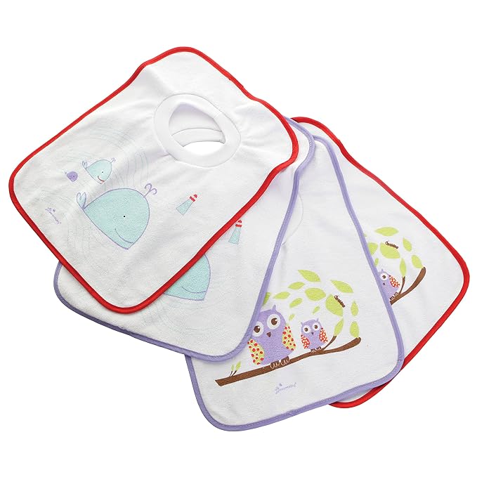 Dreambaby Terry Cloth Cotton Pullover Baby Bibs by Dreambaby