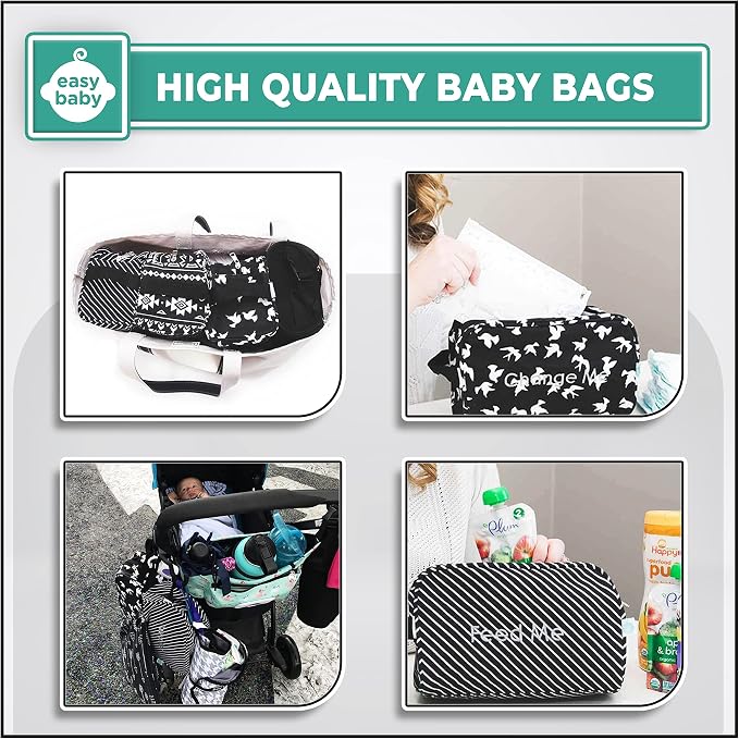 Easy Baby - Diaper, and Supplies - Organizer Pouches and Changing Pad - Change - Image 3