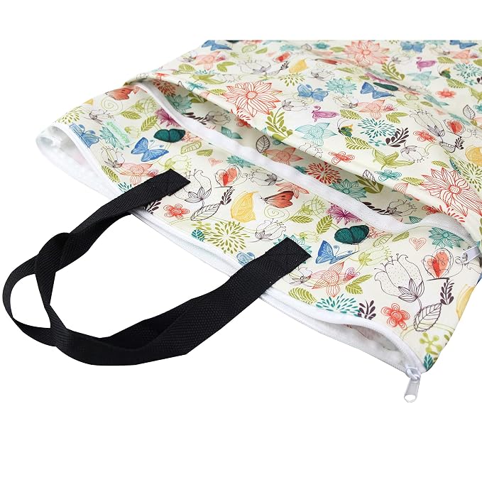 wegreeco Reusable Hanging Wet Dry Cloth Diaper Bag - Image 5