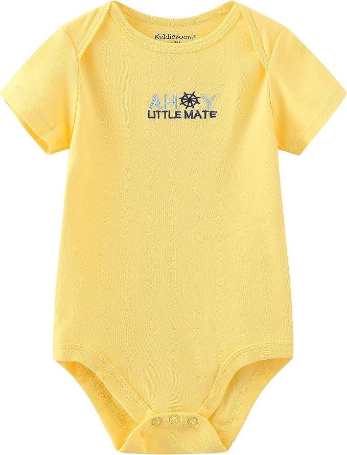 Baby Layette Set Baby Boys' 9-Piece Bodysuits Pants Set Toddler Girl Boy Unisex - Image 2