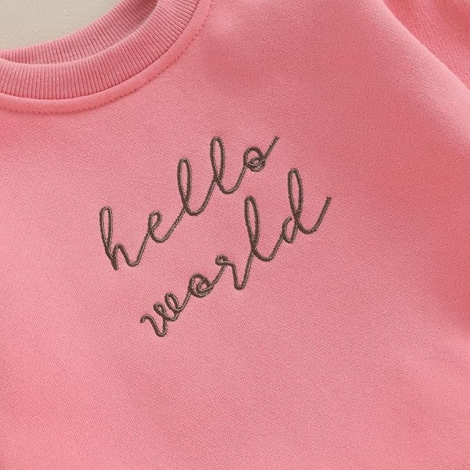 VISGOGO Newborn Infant Baby Boy Girls Oversized Romper Little Dude Sweater - Image 7
