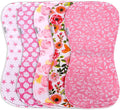5-Pack Organic Cotton Burp Cloths – Large, Ultra-Soft 3-Layer Towels by KiddyStar%C2%AE