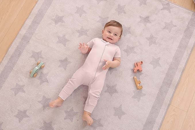 GUISBY Footless Short Sleeve Baby Pajamas - Image 6