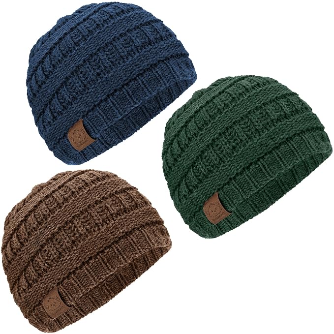 3-Pack Baby Beanies for Boys, Girls by KeaBabies