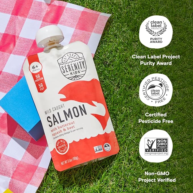 Serenity Kids 6+ Months Baby Food Pouches Puree Made - Image 3