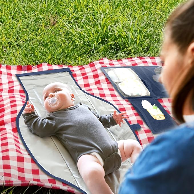 Portable Changing Pad for Baby, Travel Diaper Changing Pad for Newborn - Image 9
