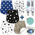 Dodo Babies 5-Pack Baby Burp Cloths by DodoBabies