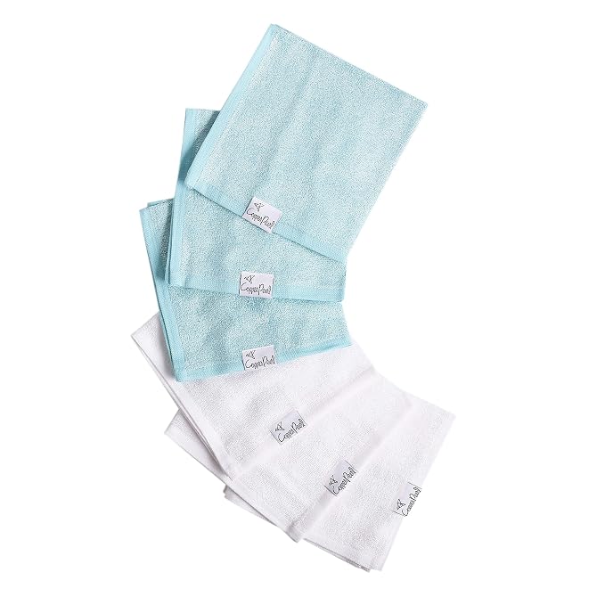 Copper Pearl 6 Ultra Soft Baby Bath Washcloths Premium Large Soft Sonny 11" x by CopperPearl