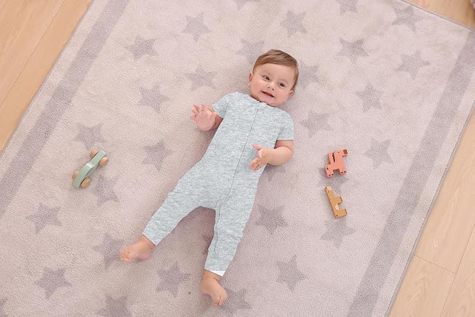 GUISBY Footless Short Sleeve Baby Pajamas - Image 6
