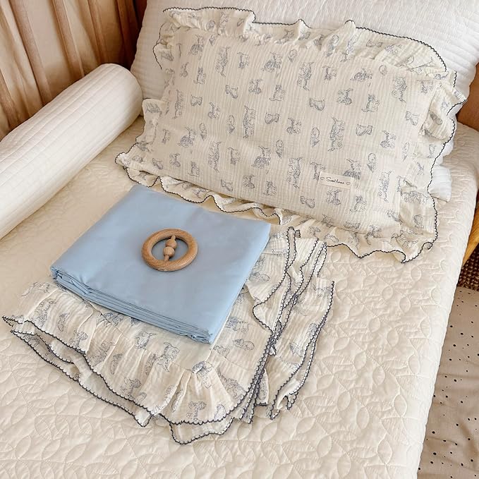 AOJIM Cotton Muslin Kids Pillowcase - Image 3