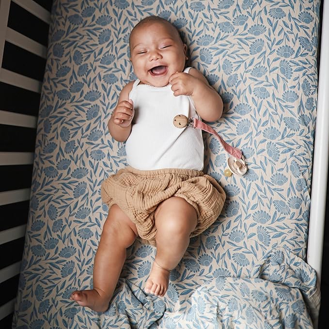 mushie Muslin Baby Swaddle Blanket | 100% Organic Cotton - Image 4