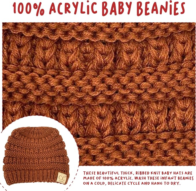 Funky Junque Baby Winter Hat – Cute Newborn Hats, Cozy Warm Infant Beanie - Image 7