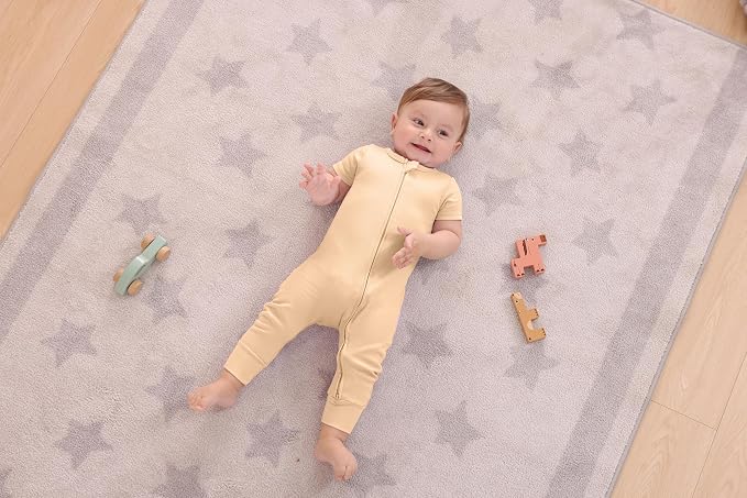 GUISBY Footless Short Sleeve Baby Pajamas - Image 6
